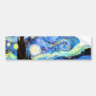 Autocollant De Voiture Art de nuit Van Gogh Starry