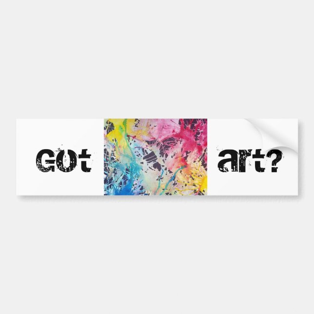 Autocollant De Voiture Art obtenu ? (Devant)
