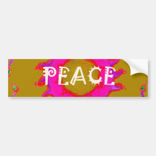 Autocollant De Voiture Art vectoriel d'inspiration Paix Soit Avec Vous