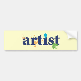 Autocollant De Voiture Artiste