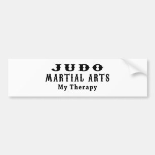 Autocollant De Voiture Arts martiaux de judo ma thérapie