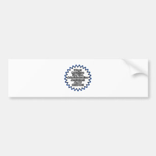 Autocollant De Voiture Assistant Administratif... Parce Que Je L'Ai Dit