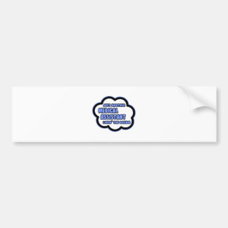 Autocollant De Voiture Assistant Médicale .. Vivre le rêve