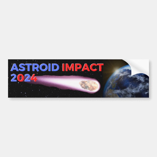 Autocollant De Voiture ASTEROID 2024 Sticker (Devant)