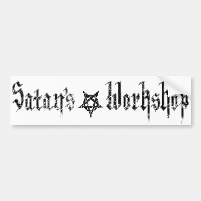 Autocollant De Voiture Atelier de Satan (Devant)