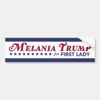 Autocollant De Voiture Atout de Melania pour première Madame Donald Trump