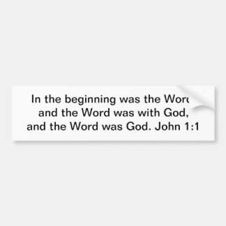 Autocollant De Voiture Au début (NT)