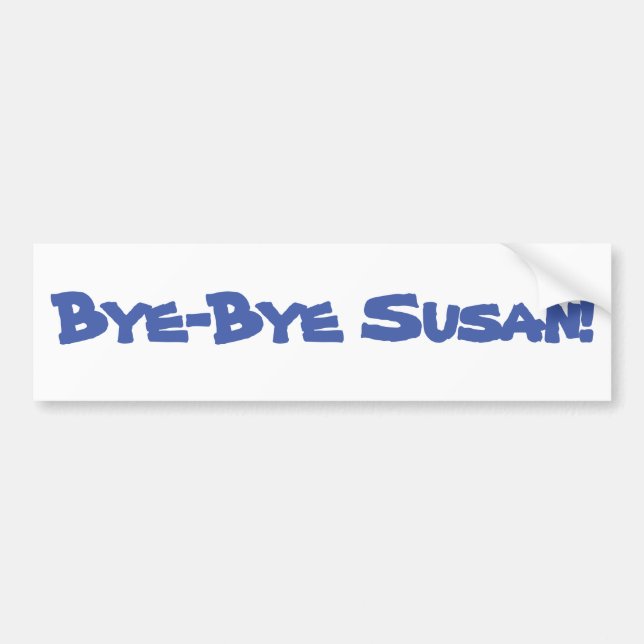 Autocollant De Voiture Au revoir Susan (Devant)
