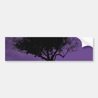 Autocollant De Voiture Aubépine de Glastonbury. Arbre sur la colline.