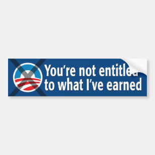 Autocollant De Voiture AUCUN Droit : Sticker anti-Obama