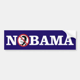 Autocollant De Voiture Aucun Obama Bumpersticker