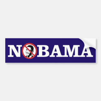 Autocollant De Voiture Aucun Obama Bumpersticker
