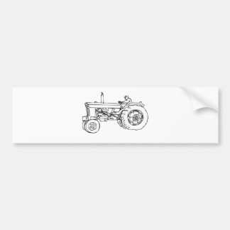 AUTOCOLLANT DE VOITURE AUCUNES FERMES, AUCUNE NOURRITURE !