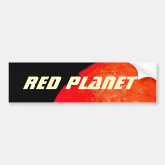 Autocollant De Voiture Augmentation rouge de planète