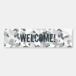 Autocollant De Voiture Aus camouflage neige