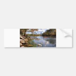 Autocollant De Voiture Austin, Texas Barton Creek / Ladybird Lake Swans