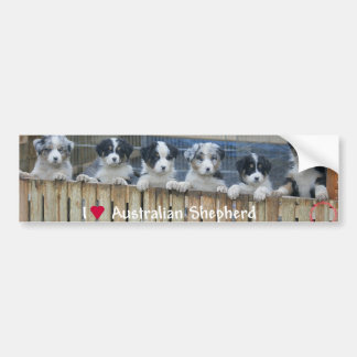 Autocollant De Voiture Autocollant voiture " Australian Shepherd "