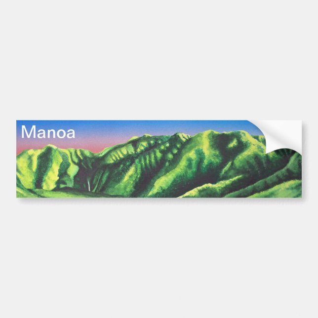 Autocollant De Voiture Automnes de Manoa (Devant)