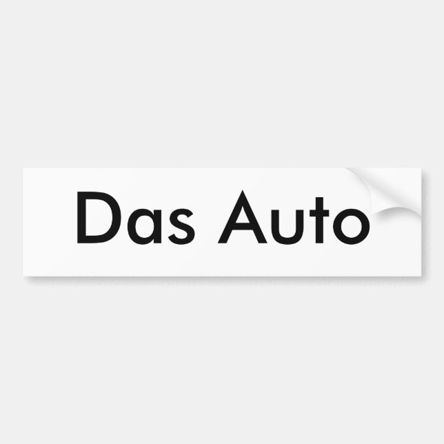 Autocollant De Voiture Automobile de DAS (Devant)