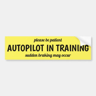 Autocollant De Voiture Autopilot Bumper Sticker