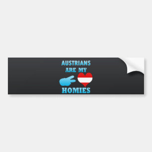 Autocollant De Voiture Autrichiens sont mon Homies