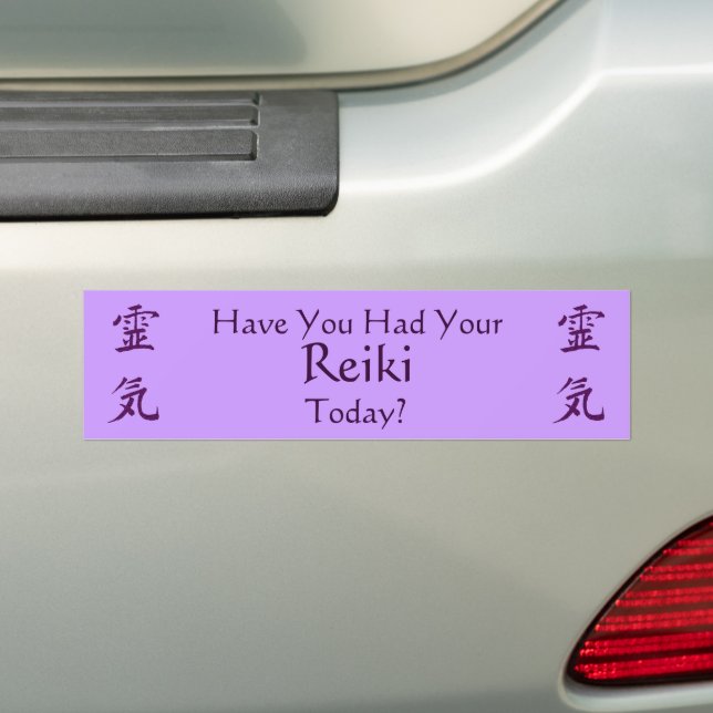 Autocollant De Voiture Avez-vous eu le symbole Reiki (En voiture)
