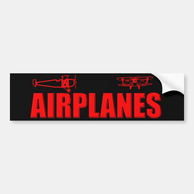 Autocollant De Voiture avions (Devant)