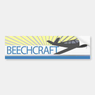 Autocollant De Voiture Avions de Beechcraft