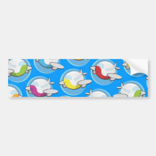 Autocollant De Voiture Avions Jouets
