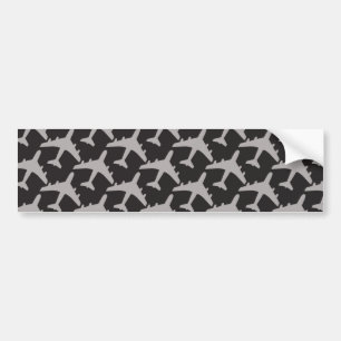 Autocollant De Voiture Avions Pilote Avion Aviation Gris Noir