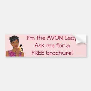 Autocollant De Voiture Avon Lady, Beauty Model, afro-américain