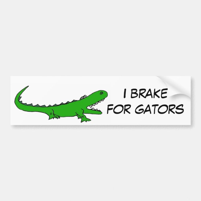 Autocollant De Voiture AW frein pour des alligators (Devant)