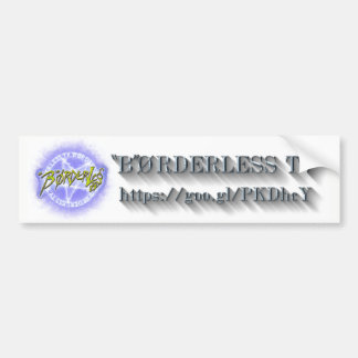 Autocollant De Voiture "B"ØRDERLESS TV LOGO バンパーステッカー ver2.1