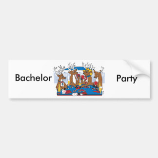 Autocollant De Voiture Bachelor Party Poker in Vegas