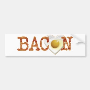 Autocollant De Voiture Bacon LOVE