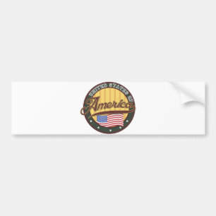 Autocollant De Voiture Badge USA