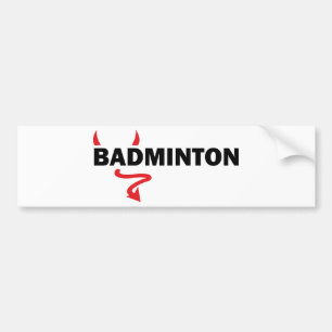 Autocollant De Voiture badminton