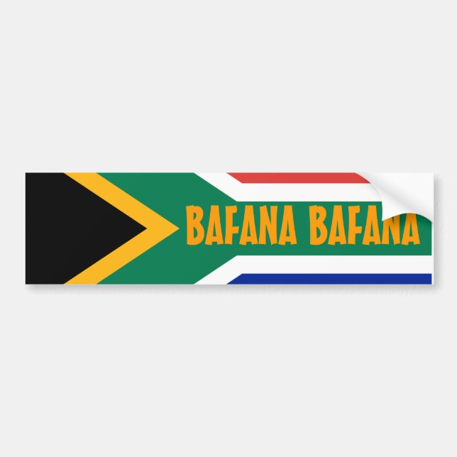 AUTOCOLLANT DE VOITURE BAFANA BAFANA (Devant)