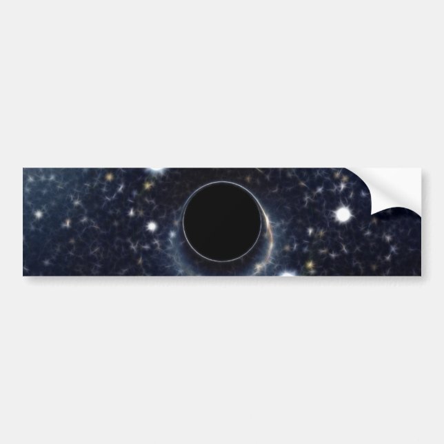 Autocollant De Voiture Bague noire Einstein NASA (Devant)