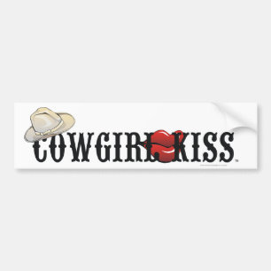 Autocollant De Voiture Baiser de cow-girl de PIÈCE EN T