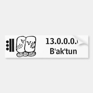 Autocollant De Voiture baktun, 13.0.0.0 .0B'ak'tun