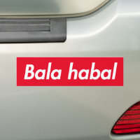 Bala Habal Drôle Expression arabe