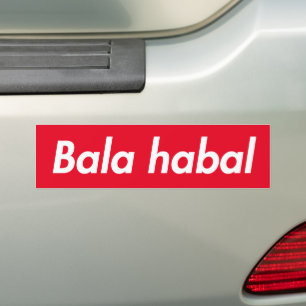 Autocollant De Voiture Bala Habal Drôle Expression arabe