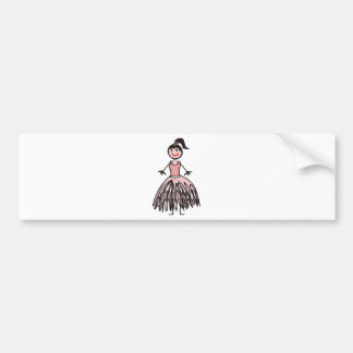 Autocollant De Voiture ballerine 1