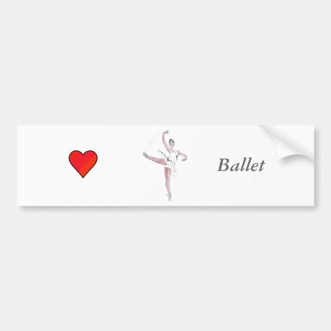 Autocollant De Voiture Ballet (Devant)