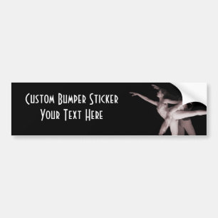 Autocollant De Voiture Ballet - danse Partners 2 - rouge