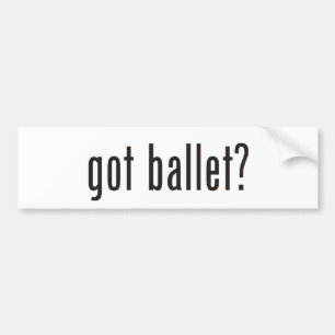 Autocollant De Voiture ballet obtenu ?