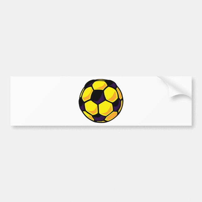 Autocollant De Voiture Ballon de foot (Devant)