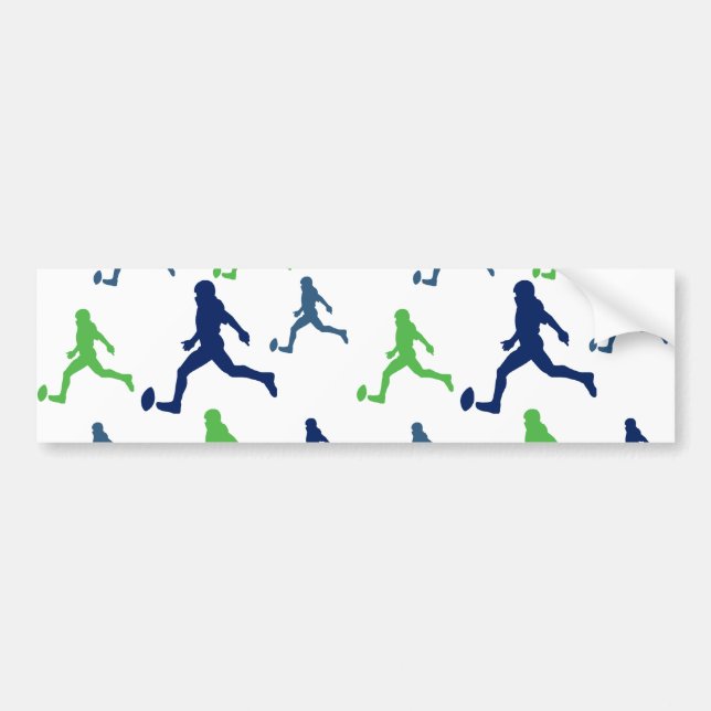 AUTOCOLLANT DE VOITURE BALLON DE FOOT AMÉRICAIN (Devant)