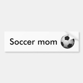 Autocollant De Voiture ballon de football, maman du football
